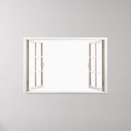 Creëer uw eigen buitenlandschap van uw huis canvas afdruk (Voorkant)