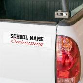 Creëer uw eigen Bumpersticker - Schoolsport (Op Truck)