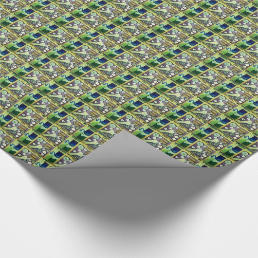 Creëer uw eigen Button. Cadeaupapier (Hoek)