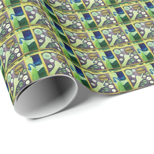 Creëer uw eigen Button. Cadeaupapier (Rol Hoek)