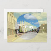 Creëer uw eigen Button voor voetafdruk over uw fot Briefkaart (Voorkant / Achterkant)