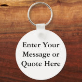 Creëer Uw eigen cadeauSjabloon Sleutelhanger (Voorkant)