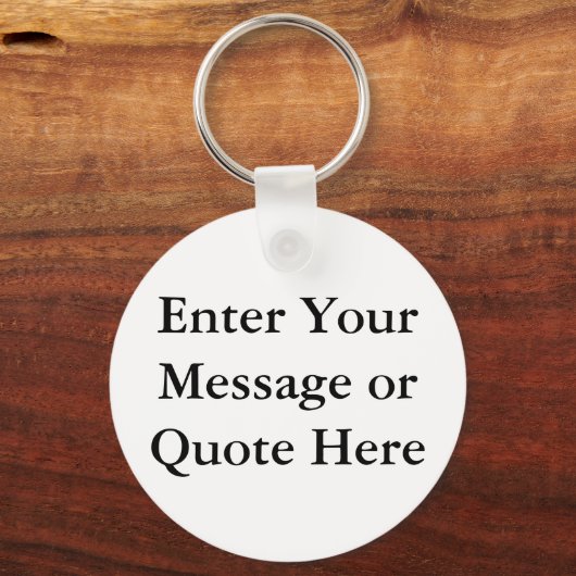 Creëer Uw eigen cadeauSjabloon Sleutelhanger (Voorkant)