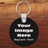 Creëer Uw eigen cadeauSjabloon Sleutelhanger (Voorkant)