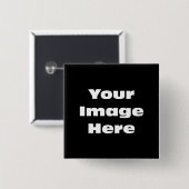 Creëer Uw eigen cadeauSjabloon Vierkante Button 5,1 Cm (Voorkant /achterkant)