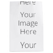 Creëer uw eigen Cadeautas - Middelgroot, matte (Voorkant)