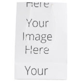 Creëer uw eigen Cadeautas - Middelgroot, matte (Achterkant)