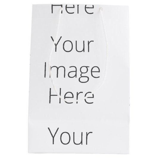 Creëer uw eigen Cadeautas - Middelgroot, matte (Achterkant)