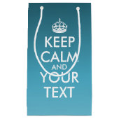 Creëer Uw eigen cadeautas voor 'KEEP CALM'. (mediu (Voorkant)