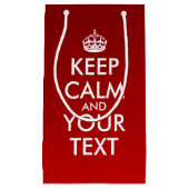 Creëer Uw eigen cadeautas voor 'KEEP CALM'. (mediu (Voorkant)