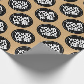 Creëer uw eigen Camel Herhalende Logo Achtergrond Cadeaupapier (Hoek)