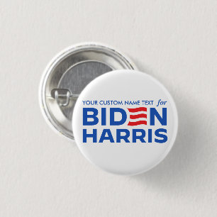 Creëer Uw eigen campagne voor Biden Harris 2024 Ronde Button 3,2 Cm