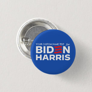 Creëer Uw eigen campagne voor Biden Harris 2024 Ronde Button 3,2 Cm