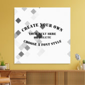 Creëer Uw eigen Canvas Afdruk (Insitu (Woonkamer))