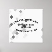 Creëer Uw eigen Canvas Afdruk (Voorkant)