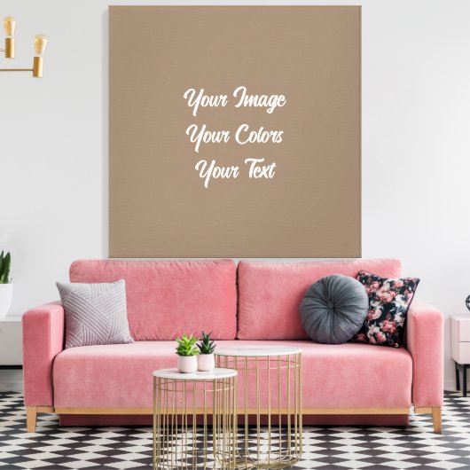 Creëer Uw eigen Canvas Afdruk (Insitu (Woonkamer))