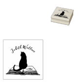 Creëer Uw eigen  Cat Custom Books Rubberstempel (Gestempeld)