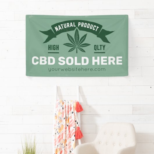 Creëer Uw eigen CBD verkocht hier banner (Insitu)