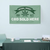 Creëer Uw eigen CBD verkocht hier banner (Beurs)
