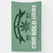 Creëer Uw eigen CBD verkocht hier banner (Verticaal)