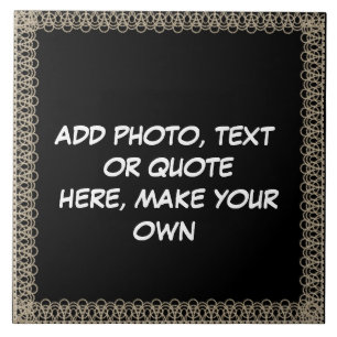 CREËER* UW EIGEN CERAMISCHE TITEL TEGELTJE