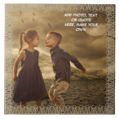 CREËER* UW EIGEN CERAMISCHE TITEL TEGELTJE (Voorkant)