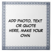 CREËER* UW EIGEN CERAMISCHE TITEL TEGELTJE (Voorkant)