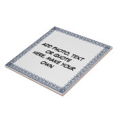 CREËER* UW EIGEN CERAMISCHE TITEL TEGELTJE (Zijkant)