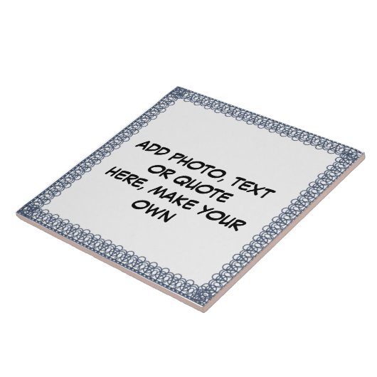 CREËER* UW EIGEN CERAMISCHE TITEL TEGELTJE (Zijkant)