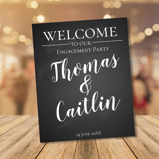 Creëer uw eigen chalkboard-bord poster