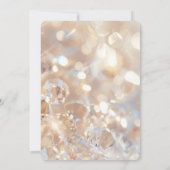 Creëer uw eigen champagnekristallen bruiloft kaart (Achterkant)