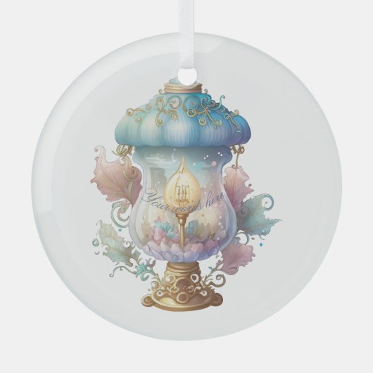 Creëer Uw eigen Charming Fairy Lamp Glas Ornament (Voorkant)