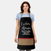 Creëer uw eigen Chef Baker aangepaste Faux Pocket Schort (Gedragen)