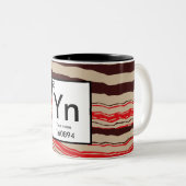 Creëer uw eigen chemische element tweekleurige koffiemok (Voorkant rechts)