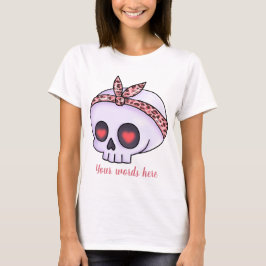 Creëer Uw eigen Chibi Skull Valentijn T-shirt
