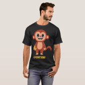 Creëer Uw eigen chimpanseekampioen T-shirt (Voorkant volledig)