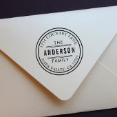 Creëer Uw eigen Circle retouradres Rubberstempel