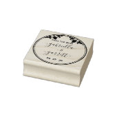 Creëer Uw eigen cirkel Sla de datum op Rubberstempel (Stempel)