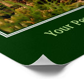 Creëer uw eigen citaat Baby Chipmunk Animal Art Poster (Hoek)