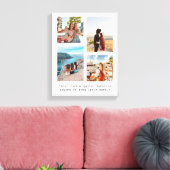 Creëer uw eigen citaat Fotocollage Canvas Afdruk (Insitu (Woonkamer))