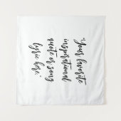 Creëer uw eigen citaat kalligrafie wandkleed (Voorkant (horizontaal))