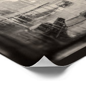 Creëer Uw eigen Citaat Rainy Parking Lot Poster (Hoek)