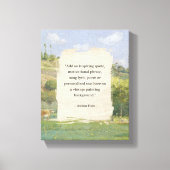 Creëer uw eigen citaat  schilderij canvas afdruk (Voorkant)