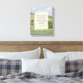 Creëer uw eigen citaat  schilderij canvas afdruk (Insitu (Slaapkamer))