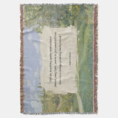 Creëer uw eigen citaat  schilderij deken (Voorkant Verticaal)