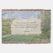 Creëer uw eigen citaat  schilderij deken (Voorkant)