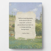 Creëer uw eigen citaat  schilderij fotoplaat (voorkant)