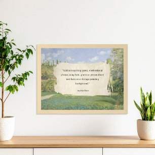 Creëer uw eigen citaat schilderij Poster
