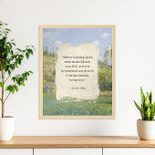 Creëer uw eigen citaat schilderij poster