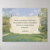 Creëer uw eigen citaat  schilderij Poster (Voorkant)